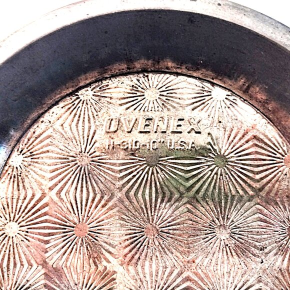 Vintage OVENEX STARBURST Pie Tin /Tart Pan N-310-10” USA (9.5 OD - 8.5" ID) x 1" - Picture 3 of 7